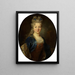 Ritratto di donna - Nicolas de Largillière — quadro incorniciato alla parete