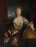 Ritratto di Gabrielle-Émilie Le Tonnelier de Breteuil Marquise du Châtelet - Nicolas de Largillière — vista dell’opera