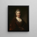 Ritratto di Madame Léon de la Méjenelle - Nicolas de Largillière — quadro incorniciato alla parete