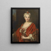 Ritratto di Marguerite Élisabeth De Largillière 1701-1756 La figlia dell'artista - Nicolas de Largillière — quadro incorniciato alla parete