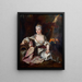Ritratto di Marie-Louise-Élisabeth d'Orléans, duchessa di Berry 1695-1719 - Nicolas de Largillière — quadro incorniciato alla parete