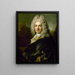 Ritratto di Pierre Cadeau de Mongazon - Nicolas de Largillière — quadro incorniciato alla parete