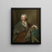 Ritratto del barone di Besenval - Nicolas de Largillière — quadro incorniciato alla parete