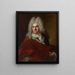 Ritratto di un gentiluomo - Nicolas de Largillière — quadro incorniciato alla parete