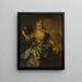 Ritratto di una dama - Nicolas de Largillière — quadro incorniciato alla parete