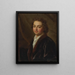 Ritratto di un uomo (Conflitto di casi) - Nicolas de Largillière — quadro incorniciato alla parete