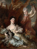 Ritratto della contessa di Montsoreau e di sua sorella in Diana e una seguace - Nicolas de Largillière — vista dell’opera