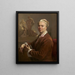 Autoritratto - Nicolas de Largillière — quadro incorniciato alla parete