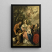 La Sainte Famille avec Saint Jean-Baptiste - Nicolas de Liemaker — quadro incorniciato alla parete