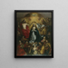 Il coronamento di Maria - Nicolas de Liemaker — quadro incorniciato alla parete