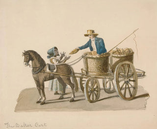 Il carretto dei panettieri - Nicolino Calyo — vista dell’opera