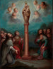 L'Apparizione della Vergine del Pilar a San Giacomo - Nicolás Enríquez — vista dell’opera