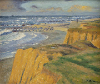Bovbjerg al tramonto autunnale - Niels Bjerre — vista dell’opera