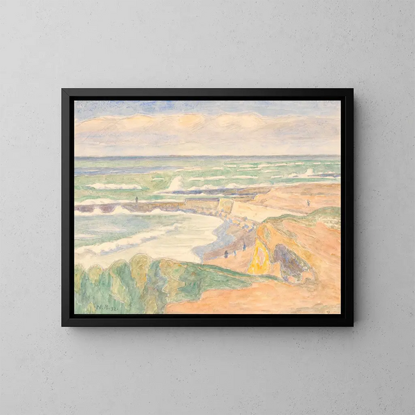 Uomo a Bovbjerg - Niels Bjerre — quadro incorniciato alla parete