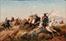 Scène nord-africana con cavalieri arabi - Niels Simonsen — vista dell’opera