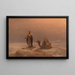 Attendere l'alba - Niels Simonsen — quadro incorniciato alla parete