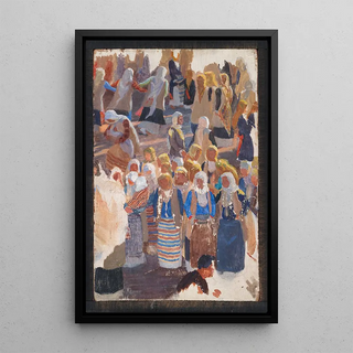 Niels Skovgaard - Grupper af dansende kvinder Megara.webp