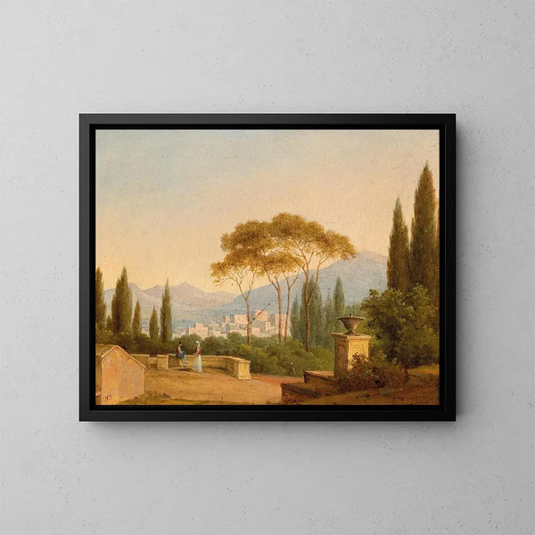 Villa d'Este a Tivoli - Nikanor Grigorevich Tschernezoff — quadro incorniciato alla parete