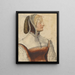 Buste di una giovane donna di profilo - Niklaus Manuel — quadro incorniciato alla parete