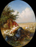 Madre e bambino nel campo di grano - Nikolai Efimovich Rachkov — vista dell’opera