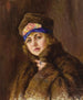 Ritratto di una donna - Nikolai Ivanovich Kravchenko — vista dell’opera