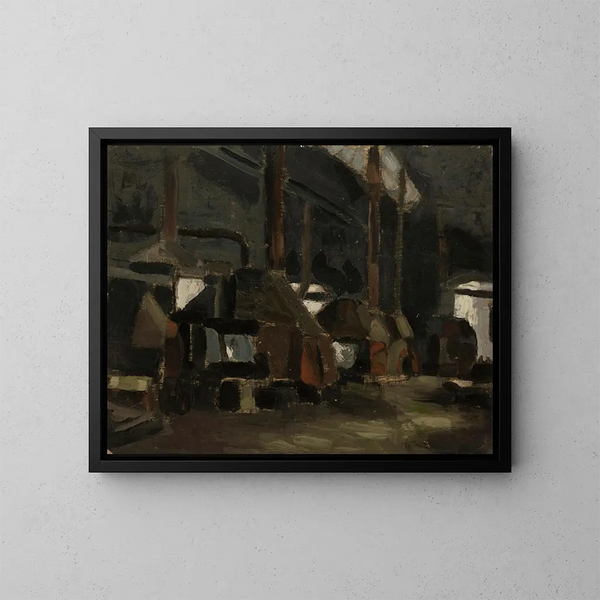 Interno - Nikolai Triik — quadro incorniciato alla parete