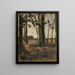 Lisière di foresta - Nikolai Triik — quadro incorniciato alla parete