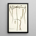 Cyperus viscosus - Nikolaus Joseph Freiherr von Jacquin — quadro incorniciato alla parete