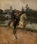 Ritratto di Alessandro III a cavallo a Gatchina - Nikolay Shilder — vista dell’opera