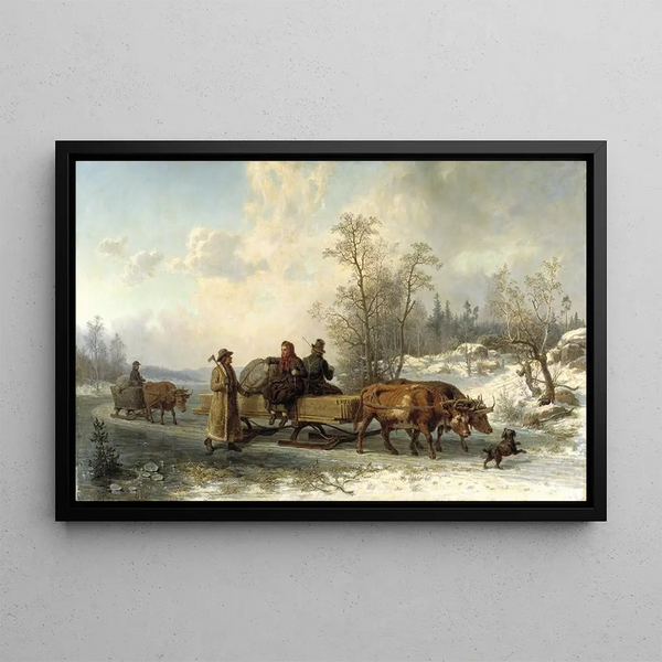 Nils Andersson - Peasants from Sorunda on their Way to Stockholm.webp
