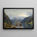 Paesaggio del fiordo - Nils Bjørnsen Møller — quadro incorniciato alla parete