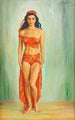 Cissi Olsson en Anitra dans Peer Gynt - Nils Dardel — vista dell’opera