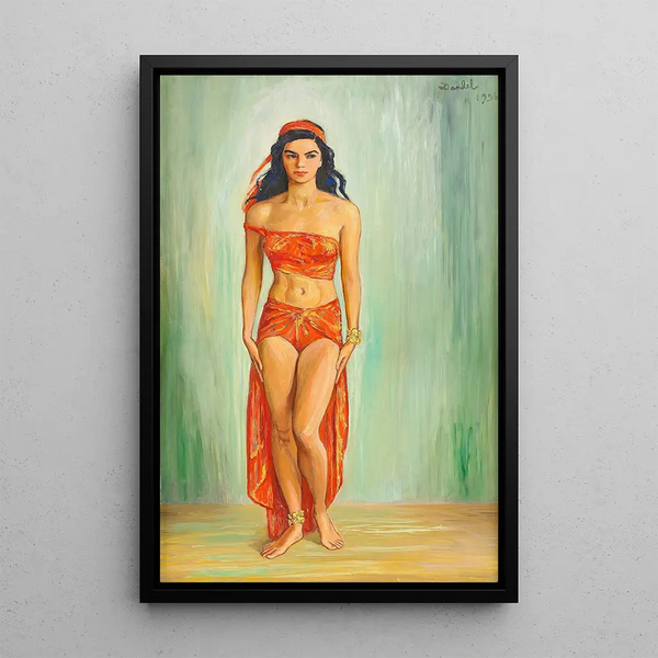 Cissi Olsson en Anitra dans Peer Gynt - Nils Dardel — quadro incorniciato alla parete