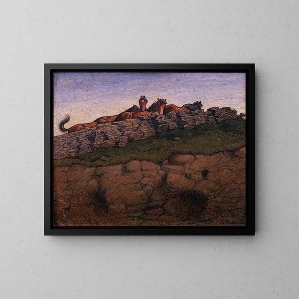 Alla frontiera - Nils Kreuger — quadro incorniciato alla parete