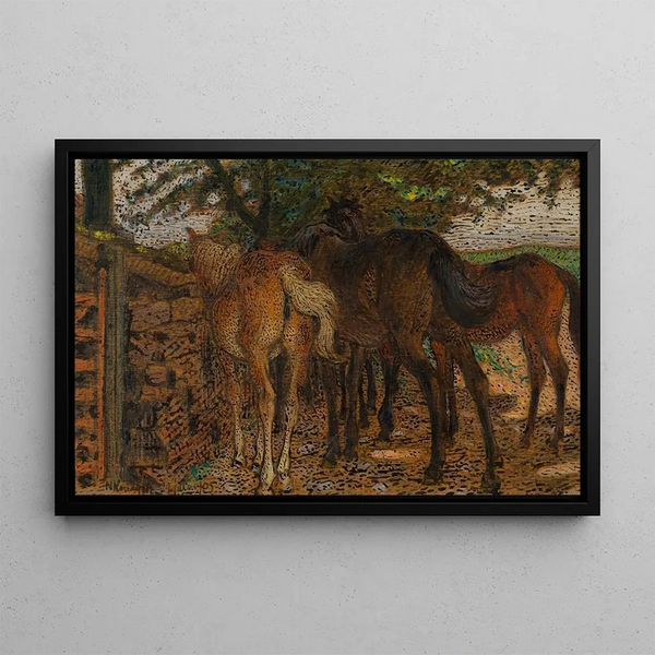 vicino al muro - Nils Kreuger — quadro incorniciato alla parete