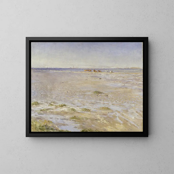 Motivo di scena costiera di Varberg - Nils Kreuger — quadro incorniciato alla parete