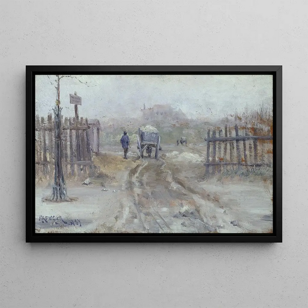 Paesaggio francese - Nils Kreuger — quadro incorniciato alla parete