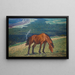 Cavallo che bruca - Nils Kreuger — quadro incorniciato alla parete