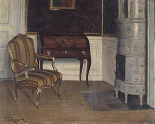 Il gabinetto della principessa al castello di Gripsholm - Nils Kreuger — vista dell’opera