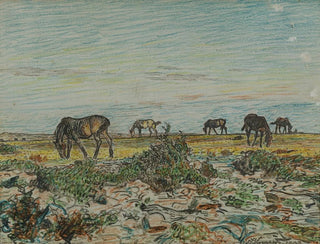 Cavalli al pascolo - Nils Kreuger — vista dell’opera