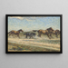Cavalli in libertà - Nils Kreuger — quadro incorniciato alla parete
