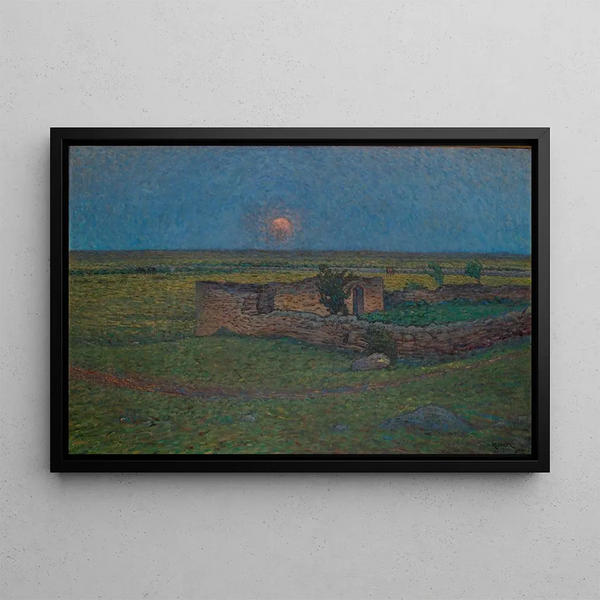 Lever de Lune sur Terre - Nils Kreuger — quadro incorniciato alla parete