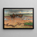 Charretiers d'algues sur la côte de Halland - Nils Kreuger — quadro incorniciato alla parete