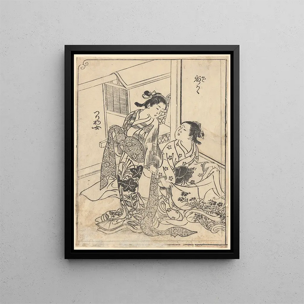 Nishikawa Sukenobu - Woman and Maid.webp