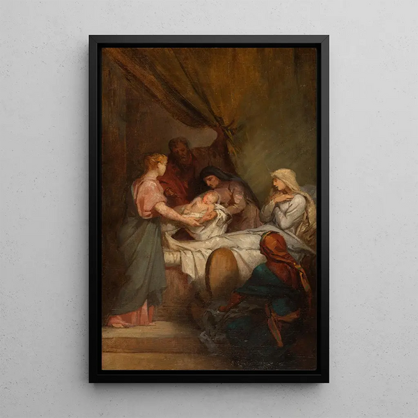 La Naissance de la Vierge - Nélie Jacquemart — quadro incorniciato alla parete