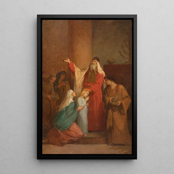 La Présentation de la Vierge au Temple - Nélie Jacquemart — quadro incorniciato alla parete