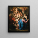 Il Cristo in preghiera sul Monte degli Ulivi - Noël Coypel — quadro incorniciato alla parete