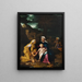 La Sainte Famille avec sainte Élisabeth et l'enfant Jean-Baptiste - Noël Nicolas Coypel — quadro incorniciato alla parete