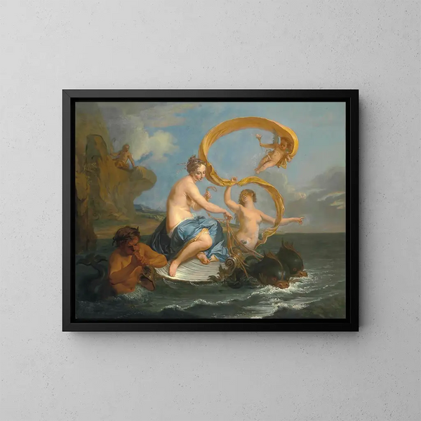 Le Triomphe de Galatée - Noël Nicolas Coypel — quadro incorniciato alla parete