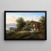 Chiusa sul lago di Starnberg - Natale di Fréville — quadro incorniciato alla parete